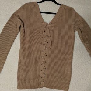 Tan sweater